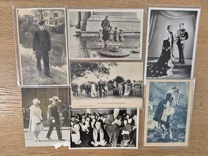 Circa 77x oude ansichtkaarten en foto’s van mensen en portretten